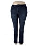 W62 Solid Blue Jeggings Size 18 - photo 1