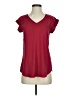 Express Burgundy Short Sleeve Top Size XS - photo 1