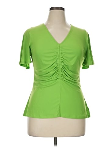 MICHAEL Michael Kors Short Sleeve Blouse (view 1)