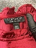Topshop 100% Polyester Burgundy Long Sleeve Blouse Size 6 - photo 7