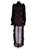 WeWoreWhat 100% Polyester Black Casual Dress Size S - photo 2