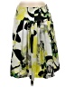 Worthington Print Green Casual Skirt Size 4 - photo 1