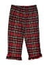 Mamiye Brothers 100% Polyester Plaid Red Casual Pants Size 2T - photo 1