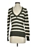 Banana Republic 100% Cotton Stripes Gray Pullover Sweater Size S - photo 1