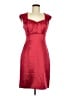 Connected Apparel 100% Polyester Burgundy Cocktail Dress Size 8 - photo 1