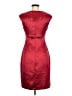 Connected Apparel 100% Polyester Burgundy Cocktail Dress Size 8 - photo 2