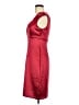 Connected Apparel 100% Polyester Burgundy Cocktail Dress Size 8 - photo 5