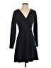 Ann Taylor LOFT Polka Dots Black Casual Dress Size 4 - photo 1