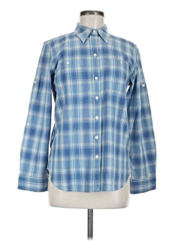 Lauren Jeans Co. Long Sleeve Button-Down Shirt (view 1)
