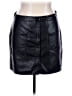 MNG 100% Polyester Black Faux Leather Skirt Size XXL - photo 1