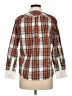 J.Crew 100% Cotton Plaid Ivory Long Sleeve Button-Down Shirt Size 8 - photo 2