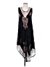 Catalog Classics 100% Rayon Paisley Black Casual Dress Size S - photo 1