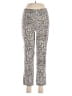 Hope & Harlow Tweed Silver Casual Pants Size 6 - photo 1