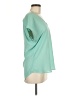 Candie's 100% Polyester Green Short Sleeve Blouse Size M - photo 4
