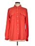 Ann Taylor LOFT 100% Polyester Orange Long Sleeve Blouse Size L - photo 1