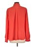 Ann Taylor LOFT 100% Polyester Orange Long Sleeve Blouse Size L - photo 2