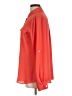 Ann Taylor LOFT 100% Polyester Orange Long Sleeve Blouse Size L - photo 5