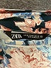 Zara Floral Blue 3/4 Sleeve Blouse Size XS - photo 7