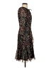 MIKAEL AGHAL 100% Polyester Floral Black Cocktail Dress Size 4 - photo 4