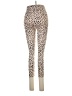 Ellie Animal Print Ivory Leggings Size M - photo 2