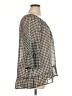 Style&Co 100% Polyester Houndstooth Gray 3/4 Sleeve Blouse Size XL - photo 4