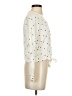 Rails 100% Rayon Polka Dots Ivory White Long Sleeve Blouse Size S - photo 4