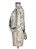 Miley + Molly Silver White Long Sleeve Blouse One size - photo 5