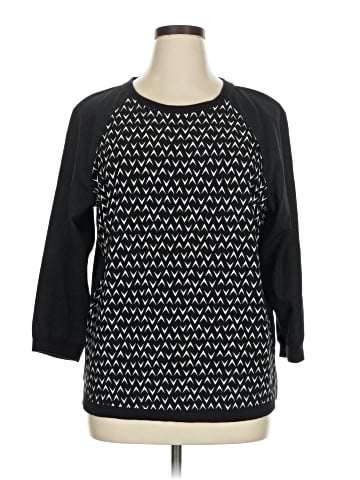 Daisy Fuentes 3/4 Sleeve Top (view 1)