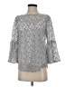 Banana Republic Silver 3/4 Sleeve Blouse Size S - photo 1