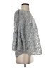 Banana Republic Silver 3/4 Sleeve Blouse Size S - photo 4
