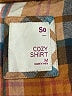 SO Plaid Brown Long Sleeve Button-Down Shirt Size M - photo 7
