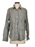 Aerie Stripes Gray Long Sleeve Button-Down Shirt Size S - photo 1