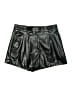 Dynamite 100% Polyurethane Metallic Black Shorts Size 8 - photo 1
