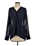 Chris Gramer 100% Polyester Black Long Sleeve Blouse Size XS (0) - photo 1