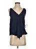 Chris Gramer 100% Polyester Blue Sleeveless Blouse Size XS (0) - photo 1