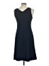 Oleg Cassini 100% Polyester Solid Blue Cocktail Dress Size 6 - photo 2