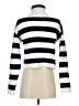 MNG Stripes White Turtleneck Sweater Size XS - photo 2