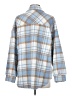Shein 100% Polyester Plaid Blue Coat Size 4 - photo 2