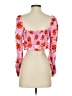 Topshop 100% Viscose Pink 3/4 Sleeve Blouse Size 4 - photo 2