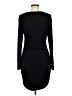 Unbranded Solid Black Casual Dress Size M - photo 2