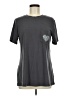 Assorted Brands Hearts Gray Short Sleeve T-Shirt Size M - photo 1