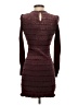 Aqua Tweed Burgundy Cocktail Dress Size XS - photo 2