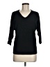 New York & Company 100% Acrylic Black Pullover Sweater Size M - photo 1