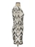 Express Graphic Silver Ivory Cocktail Dress Size S - photo 4