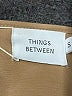Things Between 100% Polyester Solid Tan Casual Dress Size S - photo 7