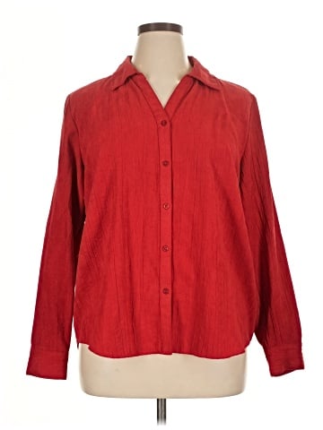 Denim & Co Long Sleeve Blouse (view 1)