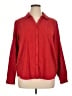Denim & Co 100% Polyester Red Long Sleeve Blouse Size XL - photo 1