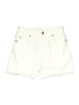 7 For All Mankind Ivory Denim Shorts Size 23 waist - photo 1