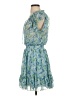 Shoshanna Floral Blue Cocktail Dress Size 2 - photo 5