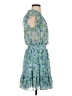 Shoshanna Floral Blue Cocktail Dress Size 2 - photo 4